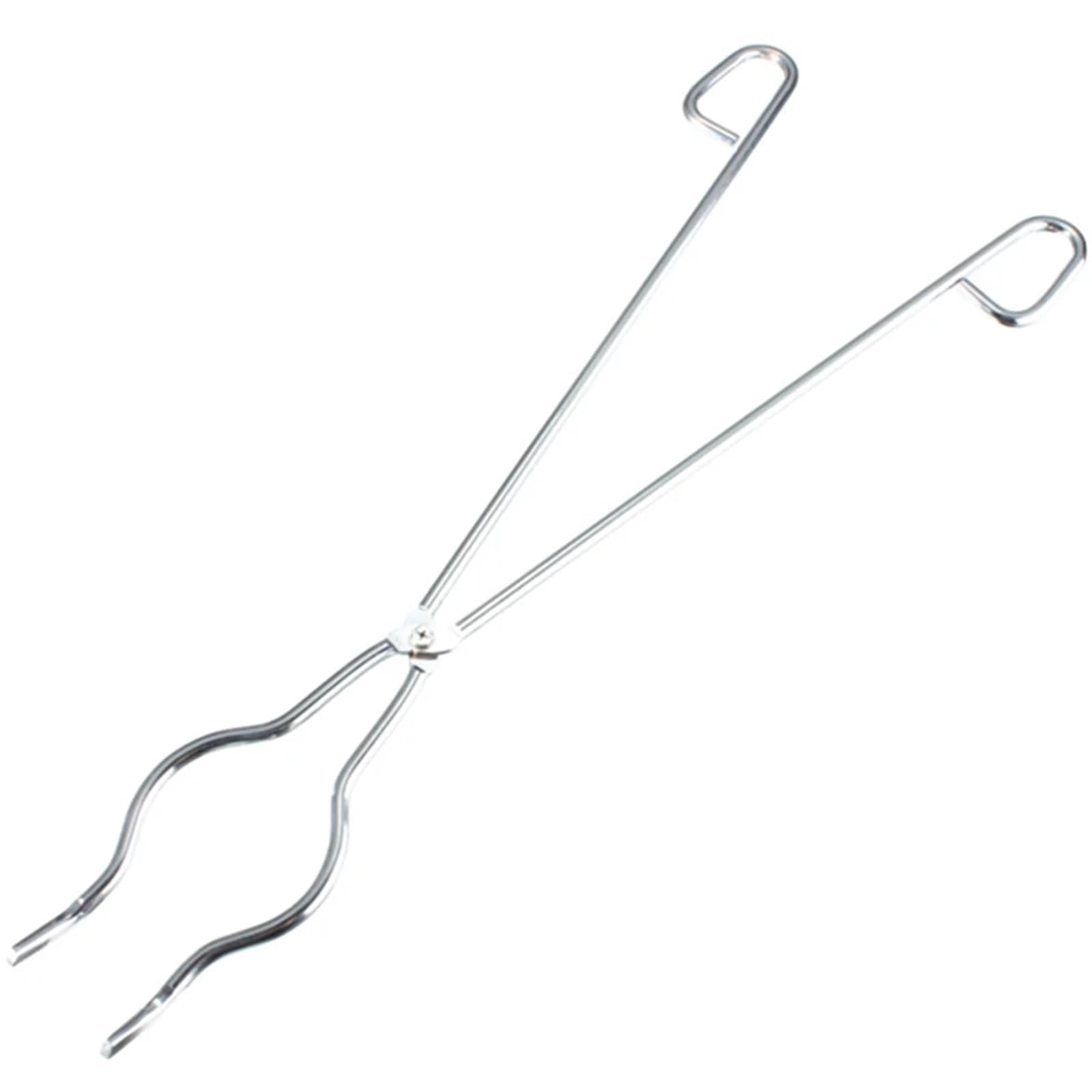 Tiegelzange 45 cm Edelstahl Tiegel Zange Klemme Graphit Schmelzofen Zangen Halter FüR Labor, Industrie