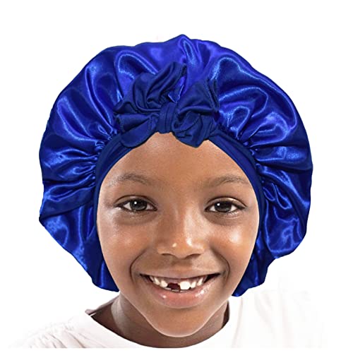 2Pcs Pack Baby Bonnet 6-12 Months Kids Silk Bonnet For Sleeping Infant Bonnet Toddler Bonnet Silk Bonnet For Boy Night Sleep Cap With Tie Band Bow For Boys #TOP6