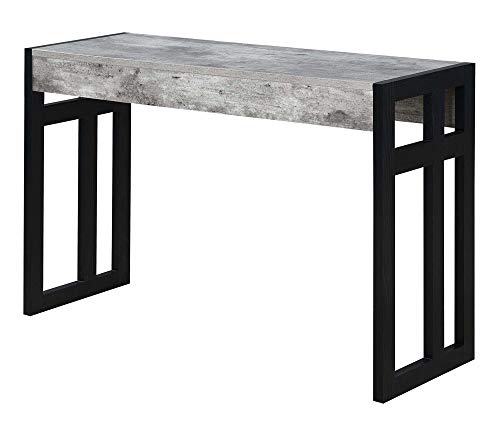 Convenience Concepts Monterey Console Table, Faux Birch / Black Frame