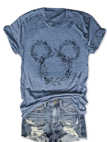 Image of Magic Kingdom Castle Shirt Holiday Short Sleeve Boho Clothes for Women