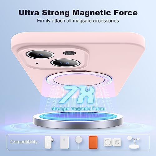 Coque iPhone 13 silicone MagSafe avec support militaire antichoc robuste