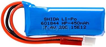 Vista 2 de 7.4V/2S 450mAh 20C LiPO batería JST Plug