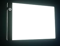 321WaSay A5 Ultra-Thin LED Tracing Light Box Pad - Portable Dimmable Tracer for Diamond Painting, Sketching, Animation & Art (9.5x6 inch)