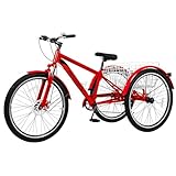 ★How to Install: Slsy Adults Tricycles are equipped with user manual, assembly tool, water bottle cage. If need any support of installation, please contact us freely. ★Upgraded Tricycle: With this mountain bike tricycle for adults, you can always sta...