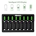 Arlo Battery Charger for CR123A Rechargeable Battery, 8 Bays CR123a Battery Charger Compatible with Arlo Wireless Cameras VMC3030 VMK3200 VMS3330 3430 3530 and Flashlight (Not Included Batteries)