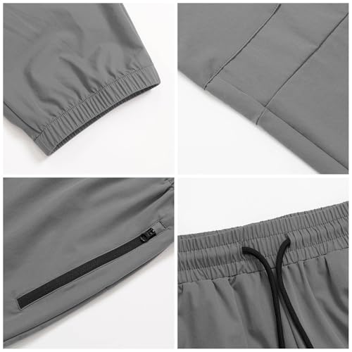 Men's Cargo Pants High Elasticity Pocket Straight Fit Casual Trousers for Outdoor Workout Gym and Daily Wear2