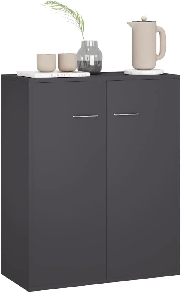 Sideboards and Buffets Cabinet with Storage Home Decor Gray 23.6"x11.8"x29.5" Chipboard (Color : A, Size : 23.6" x 11.8" x 29.5") (A 23.6" x 11.8" x 29.5")