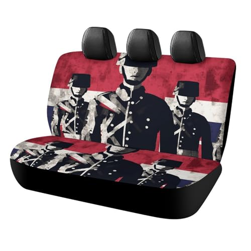 Housses de siège de voiture drapeau US - Confort durable pour vos voyages en famille