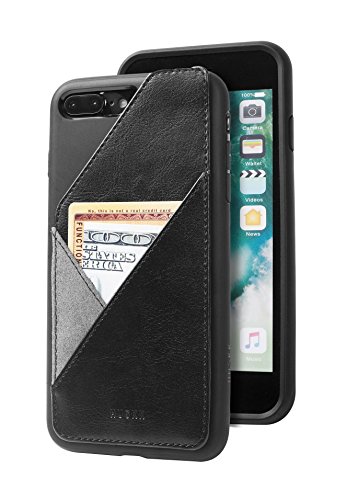 Liwin Huskk iPhone 8/ iPhone 7 Wallet Case - Card Holder Up to 8 Cards - Slim - Eco Leather