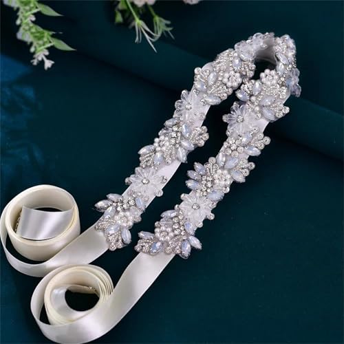 Women's Wedding Bridal Belt Ladies Bride Evening Party Dresses Rhinestones Belt2