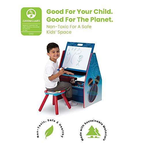 Image of Delta Children Easel and Play Station, Disney Mickey Mouse