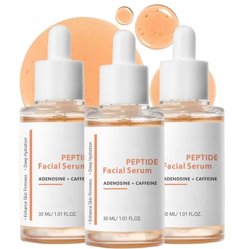 Sérum raffermissant visage anti-rides intense aux peptides et adénosine pour peau liftée