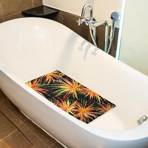 Tapis de bain antidérapant extra long en PVC à ventouses pour douche - 6