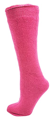 6 Pairs Thick Thermal Socks, Plus Size Womens Brushed Interior Warm Winter Cushioned Crew4