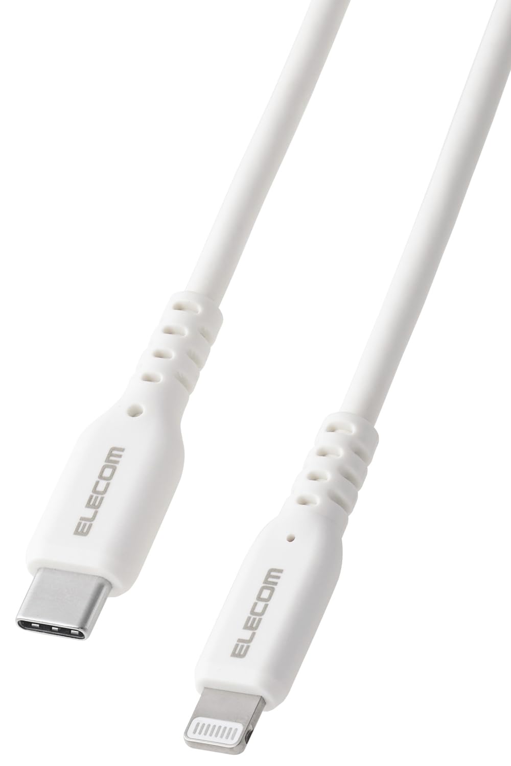 エレコム ライトニングケーブル usb-c to Lightning 1m Apple認証品 60W 高速 iPhone 充電 【Mfi認証】 ホワイト MPA-CLEC10WH