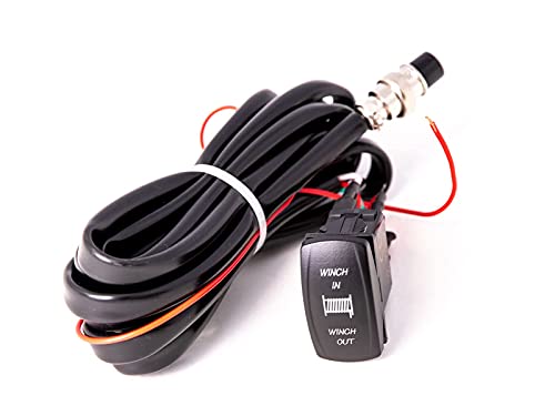 Superatv 4500 Lb Winch For Utv/Atv | Complete Black Ops Winch Kit | Waterproof Seals And Solenoid | 1.3 Hp Motor | 166:1 Gear Ratio #TOP3