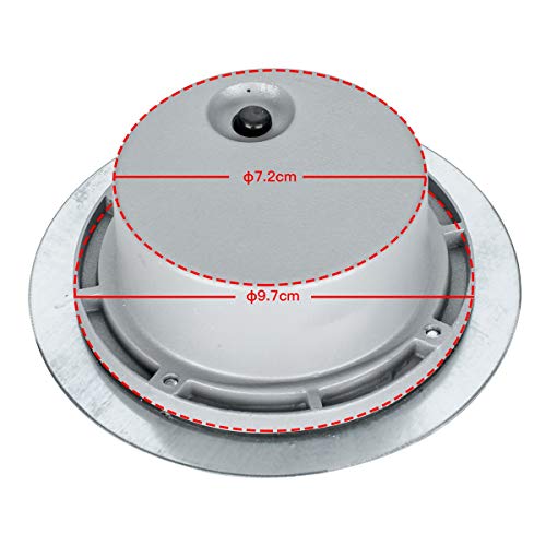DXP 4 X LED Solar Spot Faretto da incasso rotondo