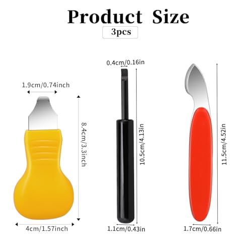 Mozeat Lens 569495_1_JX0V48FN 3 Pcs Watch Back Removal Tool Pry Watch Back Case Opener Watch Battery Replacement Repair Tool Kit thumb #1