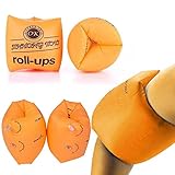 Te divertirás completamente: los flotadores de brazo son adecuados para adolescentes y adultos, que ofrecen apoyo de flotación completo para alguien que ya está familiarizado con el agua, construir confianza y permitir el desarrollo de habilidades de natación iniciales.