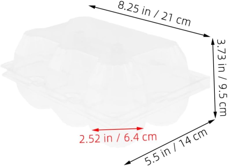 15Pcs Transparent Goose Egg Storage Box Clear Plastic Egg Holder with Compartments Portable and Reusable Egg Carton for Refrigerator Versatile Kitchen Organizer