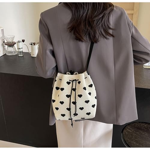 Women's Knitted Yarn Crochet Crossbody Bags Top Handle Knit Women Shoulder Handbags Versatile Korean Casual Bags4