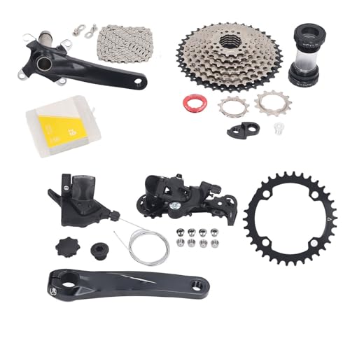 Generic DIY���D�ƌ����̖h�K�@�\�t��9�X�s�[�h�A���~�����o�C�N�O���[�v�Z�b�g�T�C�N�����O�ɍœK�ގ�:�A���~����11-40T (34T �`�F�[�������O)