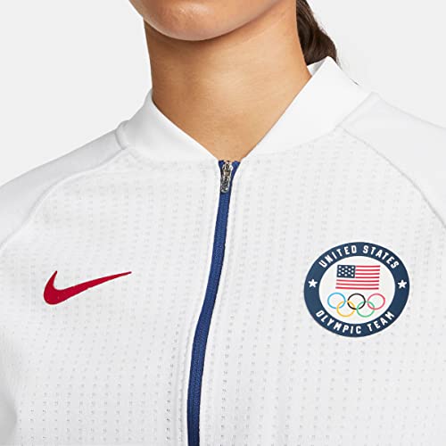 Nike Team Usa Women's Knit Jacket (Small, White) #TOP2