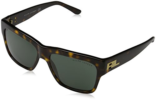 Preisvergleich Produktbild Ralph Lauren Damen 0Rl8154 500371 56 Sonnenbrille, Braun (Dark Havana / Bottlegreen)