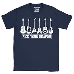 6TN Homme T-Shirt drôle de Guitare Choisissez Votre Arme Guitare t-Shirts Cadeaux de Guitare - Les Beatles, Paul McCartney, John Lennon, RIngo Starr, George Harrison 6TN Homme T-Shirt drôle de Guitare Choisissez Votre Arme Guitare t-Shirts Cadeaux de Guitare – Image 2