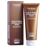 Vanibiss Butt Scrub Wash - Lightweight Butt & Thighs Coffee Scrub for Bum Acne, Pimples, KP, Ingrown