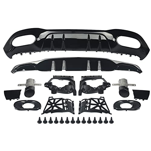 Diffuseur arrière W177 AMG Line avec échappements pour Classe A 2018+ - 4