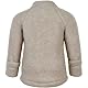 Mikk-line Walkjacke 74 Melange Offwhite | Oeko-TEX Standard 100 | Babyjacke mit Reißverschluss für Baby und Kinder | 100% Mulesing-Frei Merinowolle | Für Mädchen und Jungen | Umkehrbare Bündchen