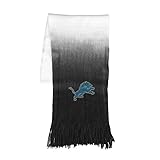 Littlearth womens NFL Detroit Lions Dip Dye Scarf, Team Color, 76' x 11'