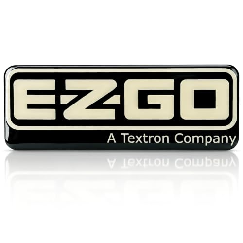 CLUBRALLY EZGO Front Name Plate, EZGO Emblem for 2008-Up RXV, OEM#606405