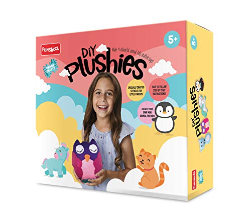 Handycrafts Funskool Diy Plushies , Soft Toy Maker, Make Your Own Stuffed Animal , Art And Craft Kit, Diy Kit, Ages 5 And Above, Multicolour - Image 6 thumbnail