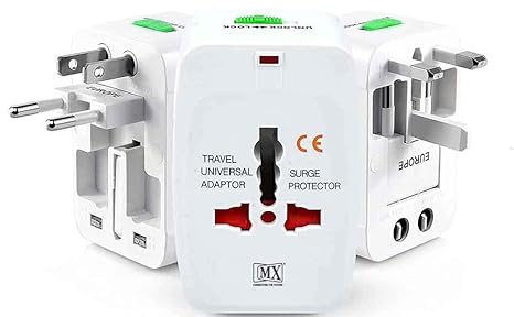 MX Universal Travel Adapter All in one Worldwide International Travel Adapter All Over 150 Countries with LED Universal Socket Compatible in UK…