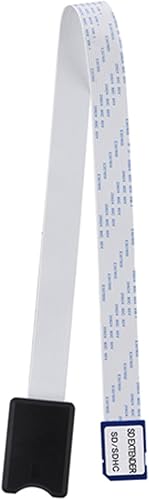 Cable adaptador de extensión de tarjeta SD a SD, cable extensor de lector de tarjetas de memoria flexible de 18.9 in para mini impresora 3D, A8, ,