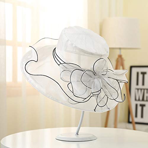 Sombrero mujer verano con protección UV y ala ancha miniatura 3