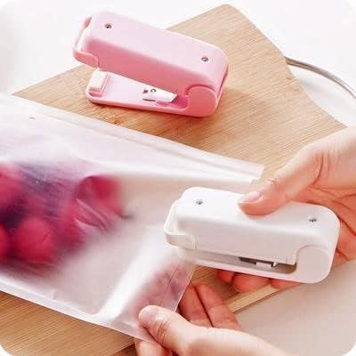 SR Brothers Home Essential Plastic New Mini Sealing Machine Bag Sealer Machine Sealer for Plastic Bags Hand Sealer Machine Mini Food Sealer Mini Sealing Machine (1Pcs)