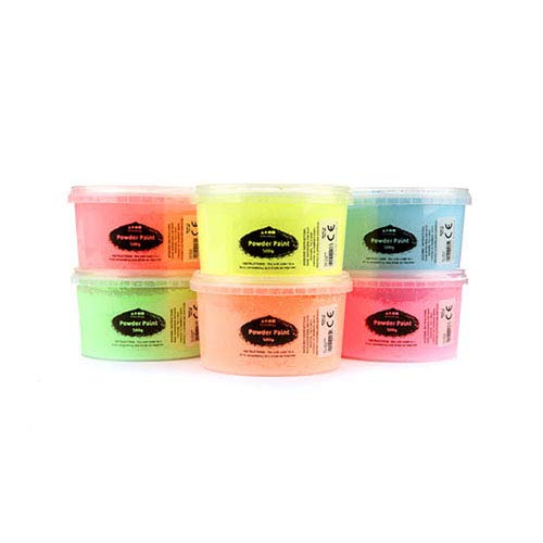 Brian Clegg Ltd. Paint, Fluor Assorted, 500 g (Pack of 6)