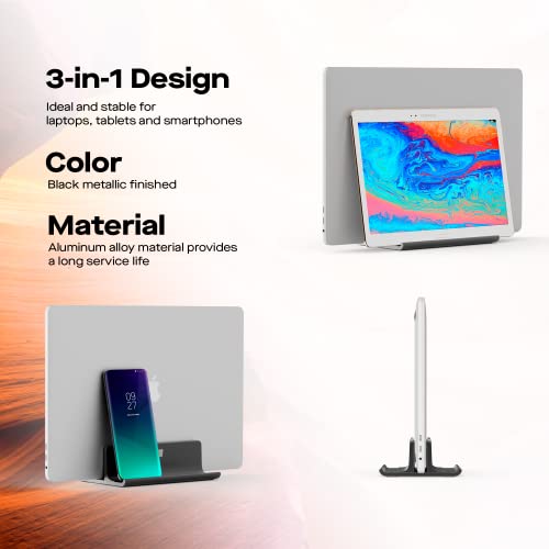 Base ajustable de aluminio para laptop MP Upright Stand miniatura 4
