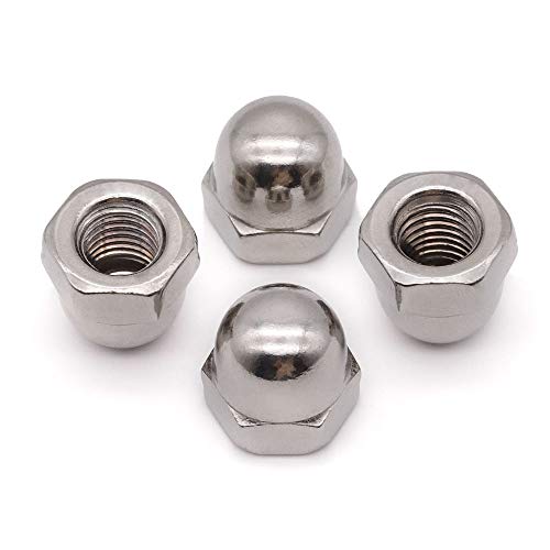 Roycemart MB-AT0102-50 #8-32 (50 Pack) Stainless Cap Nuts, Acorn Cap Nuts Hex Cap Nuts, 304 Stainless Steel 18-8 thumb #5