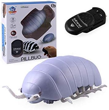 Amazon Primst いたずらおもちゃ リモコン虫 リアル虫 おもちゃ 赤外線リモコン電子ペット リモコン付き 電動おもちゃ プレゼント ハロウィングッズ ジョーク玩具 Silver Grey ジョーク どっきり おもちゃ