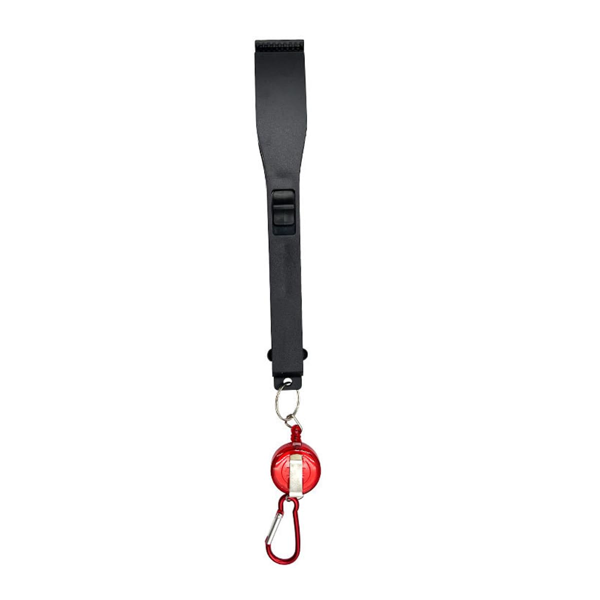 FOLANDO Portable ABS Fish Gripper with Anti-Slip Teeth & Retractable Lanyard – Lightweight Plastic Fish Clamp Tool for Catch and Release Fishing (21.6cm, 72g)
