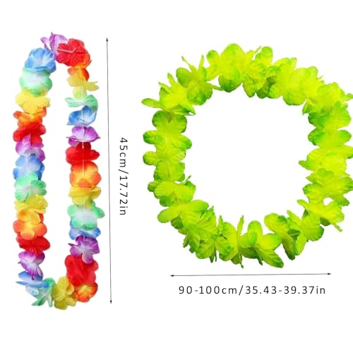 Fleurs Hawaïennes Leis : colliers pour animations de vacances et mariages - 3