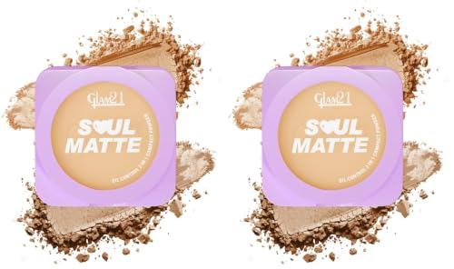 Image of Glam21 Soul Matte Oil Control 2 in 1 Compact Powder | 2 Matte Shades | Air Light Formula & Stay Upto 10 hrs | Rich With Hyaluronic Acid, Squalane & Mango Butter |SPF20 |18gm- Toasted Almond 05