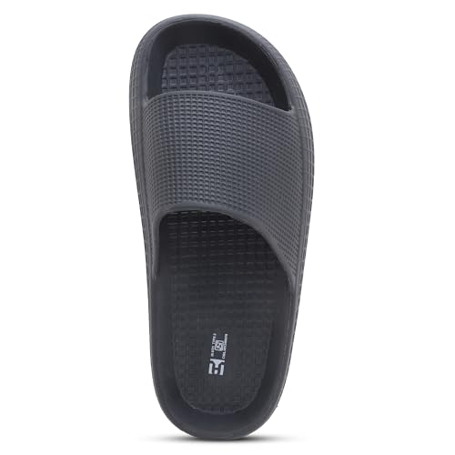 Image of Hygear Men's Hunk EVA Slides | Ultra Soft Cushion | Lightweight | Waterproof | Stylish |Anti-Skid | Comfortable Everyday Slides for Men