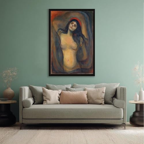 Impression sur toile Madonna 1894 Edvard Munch 50x75 cm