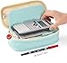 EASTHILL Big Capacity Pencil Pen Case Office College School Large Storage High Capacity Bag Pouch Holder Box Organizer Blue (Cyan)