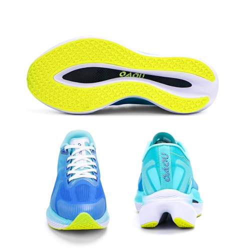 Image of Carbon Plate Marathon Running Racing Shoes Men Stable Support Shock-Relief Ultra-Light TPU Outsole Rebound Sneakers